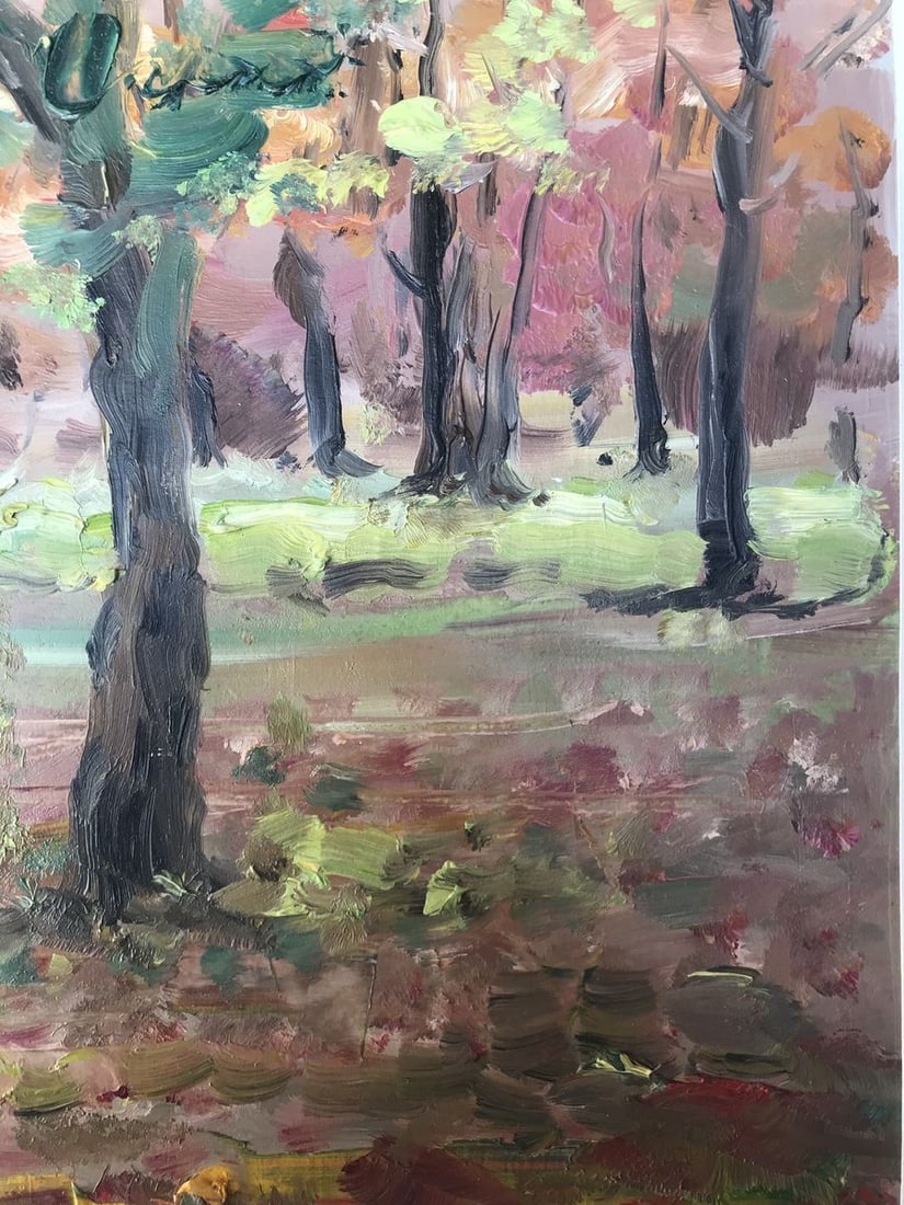 Oil painting Forest park Nesterova A. - 10