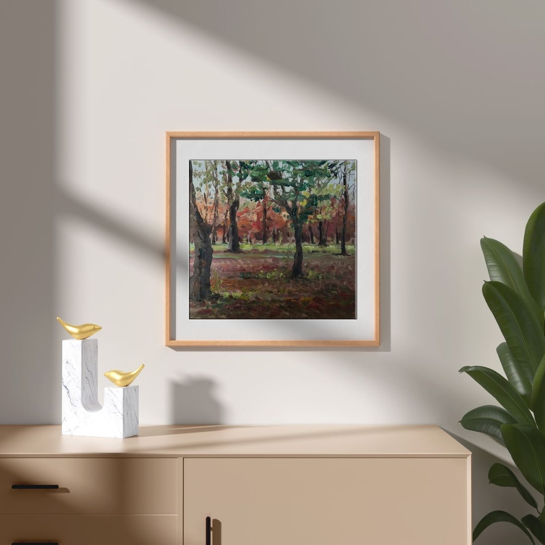 Oil painting Forest park Nesterova A. - 2