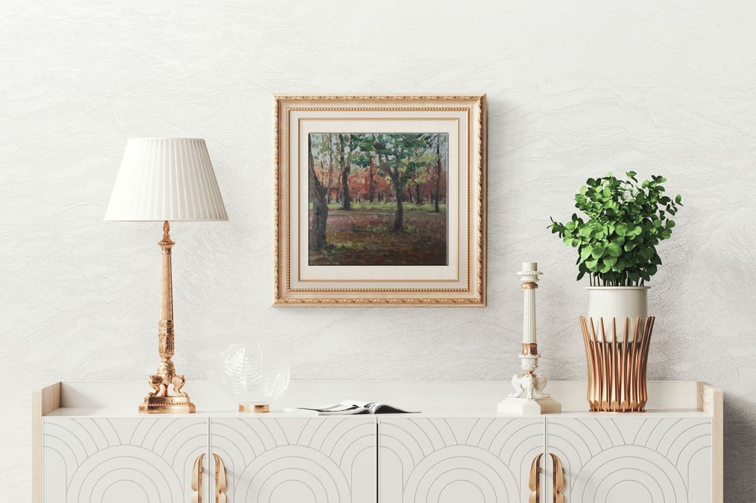 Oil painting Forest park Nesterova A. - 3