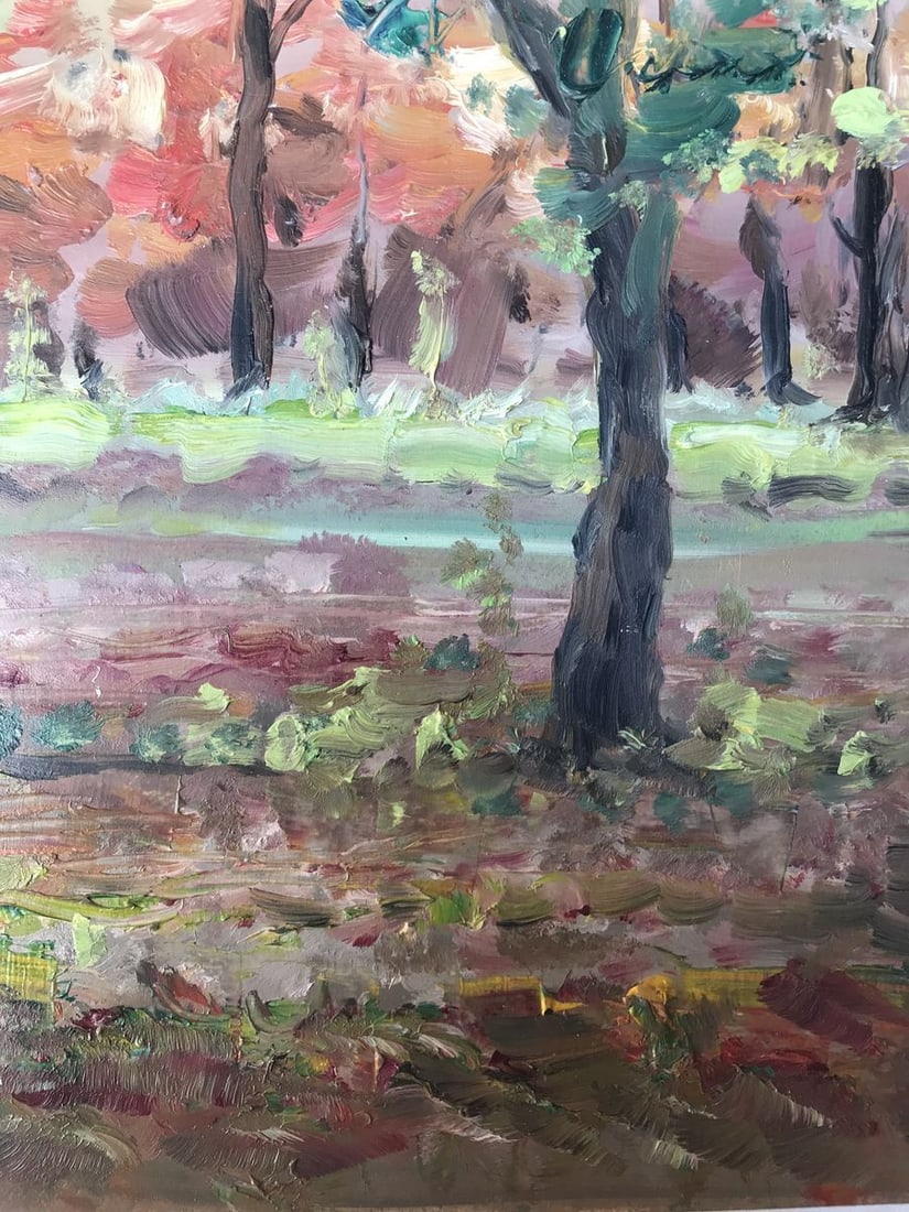 Oil painting Forest park Nesterova A. - 9