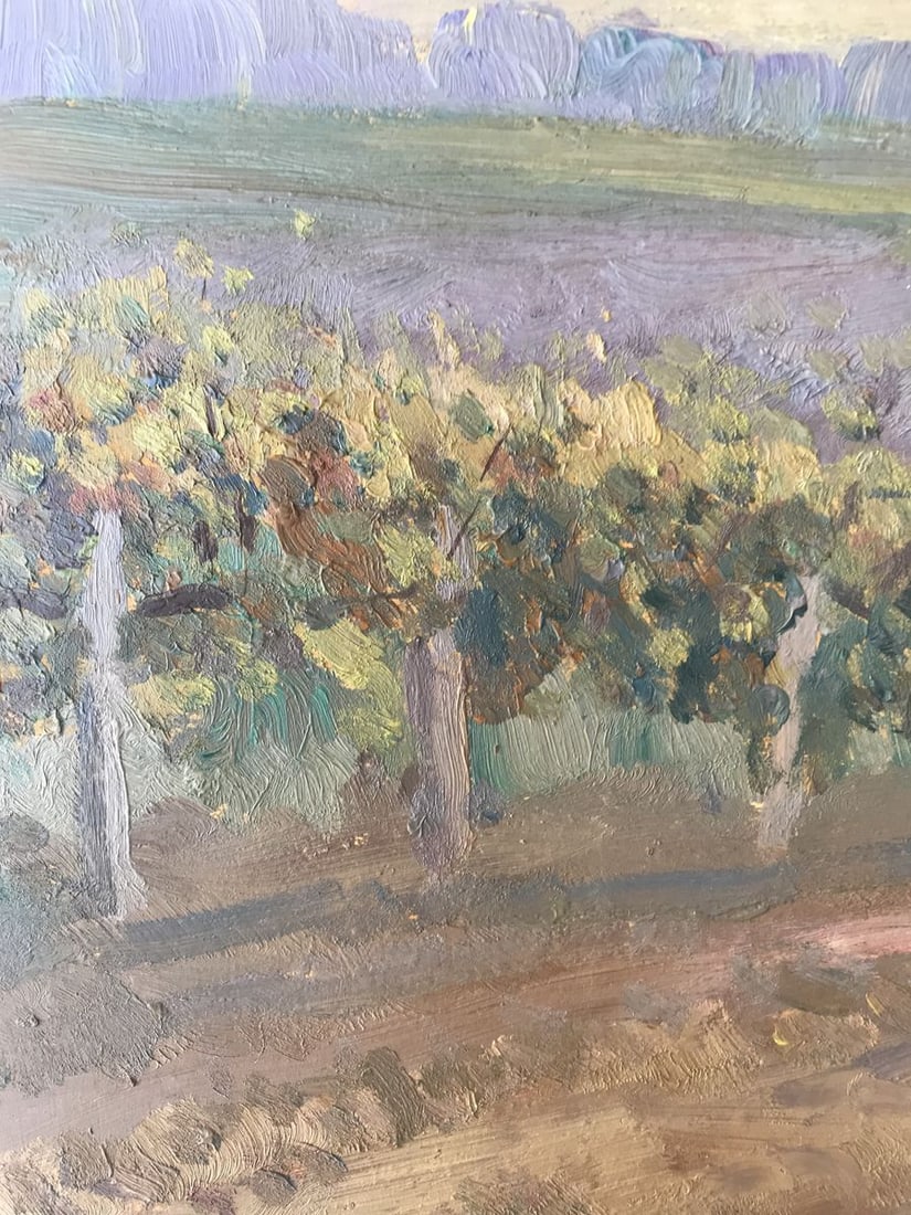 Oil painting Vineyards Unknown artist - 8