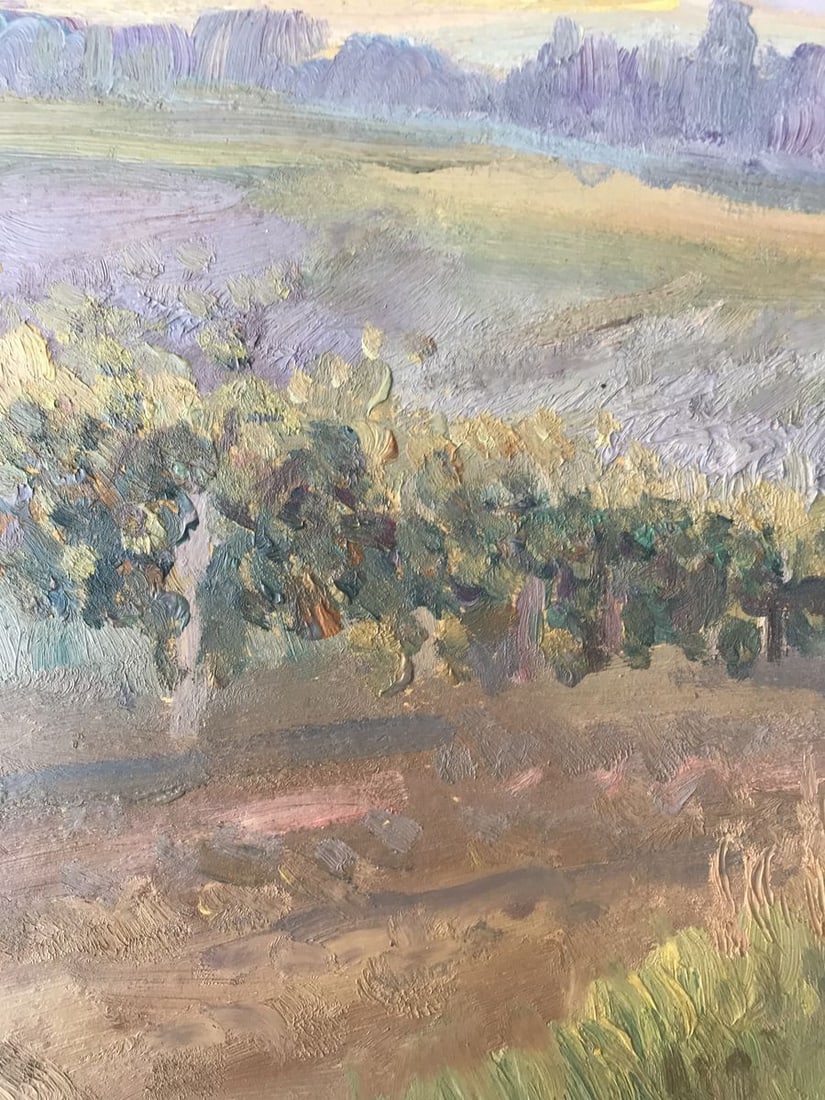 Oil painting Vineyards Unknown artist - 9