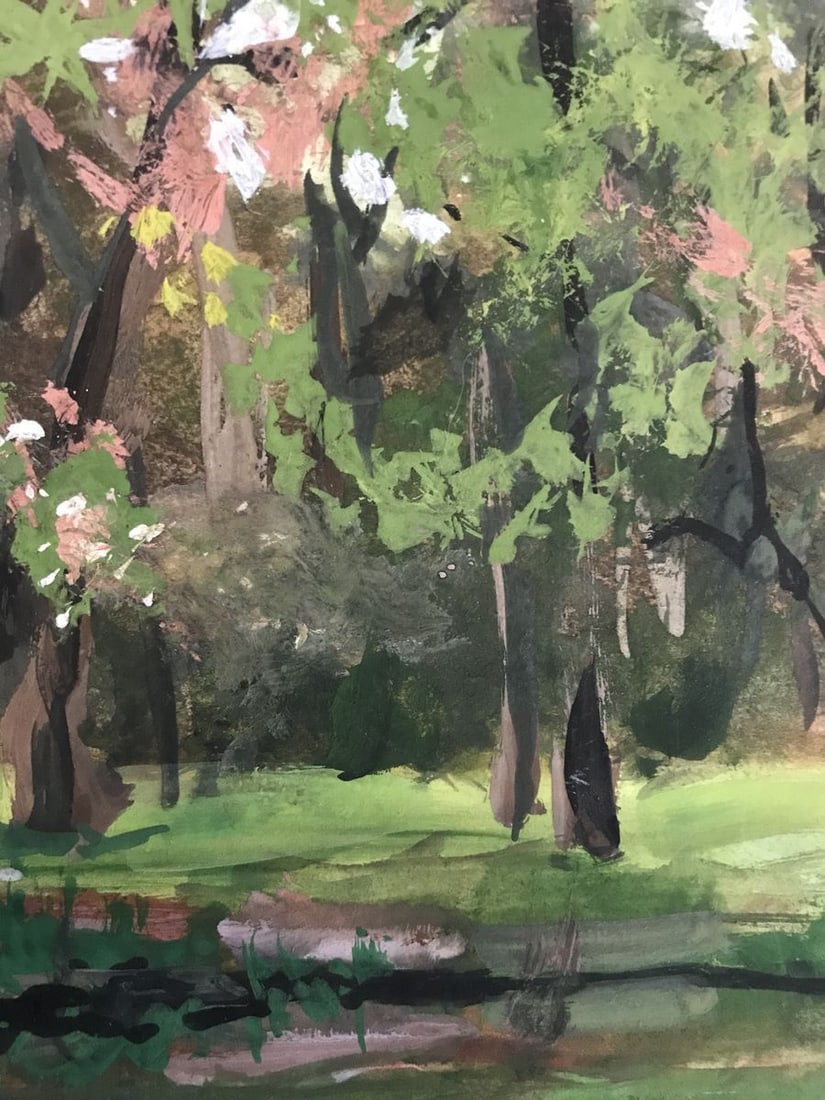 Oil painting City Park Nesterova A. - 10