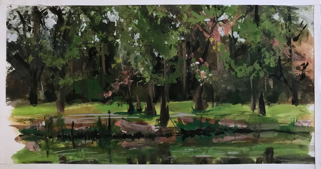 Oil painting City Park Nesterova A. (1 of 11)
