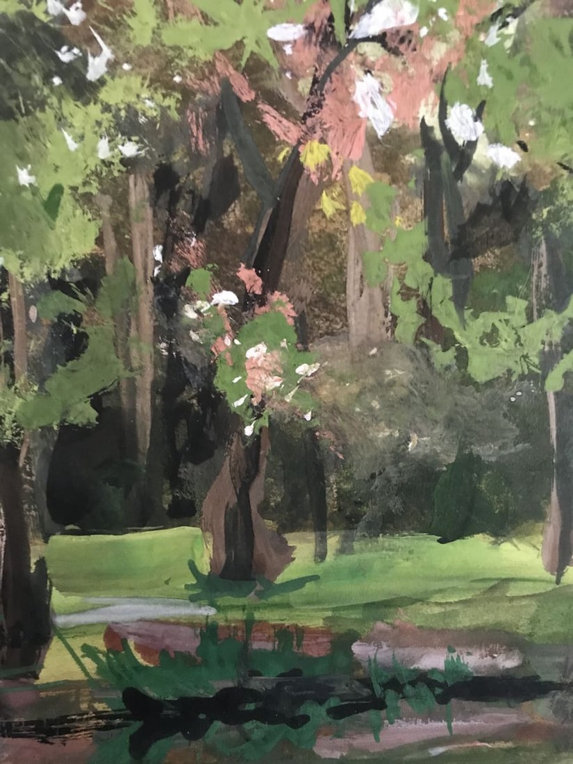 Oil painting City Park Nesterova A. - 9