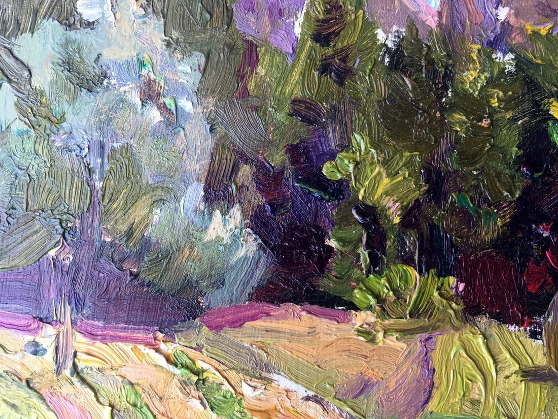 Oil painting Rock fortress in Tustan Batrakov Vladimir Grigorievich - 7