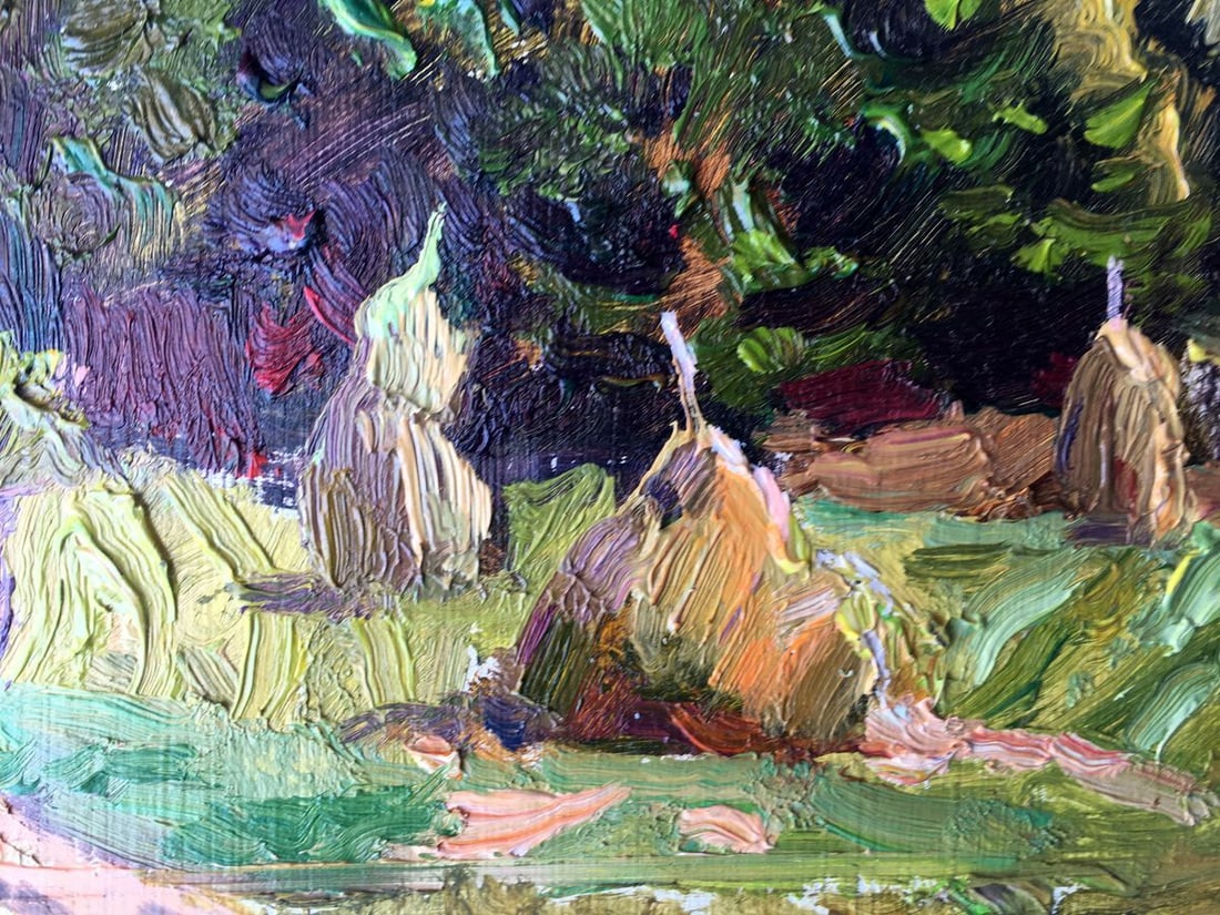 Oil painting Rock fortress in Tustan Batrakov Vladimir Grigorievich - 9