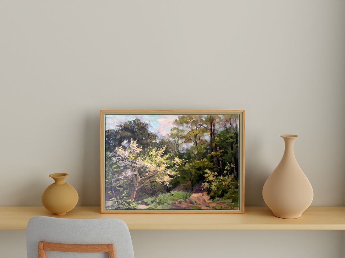 Oil painting In March Batrakov Vladimir Grigorievich - 3