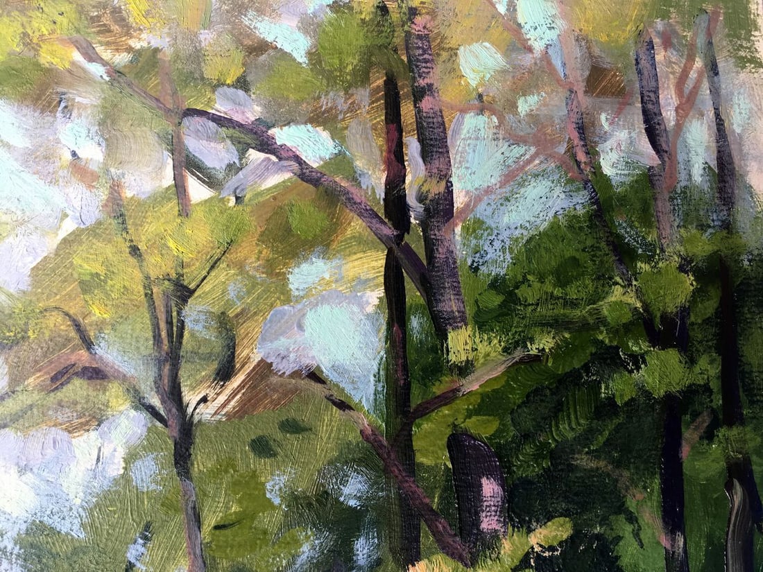 Oil painting In March Batrakov Vladimir Grigorievich - 6