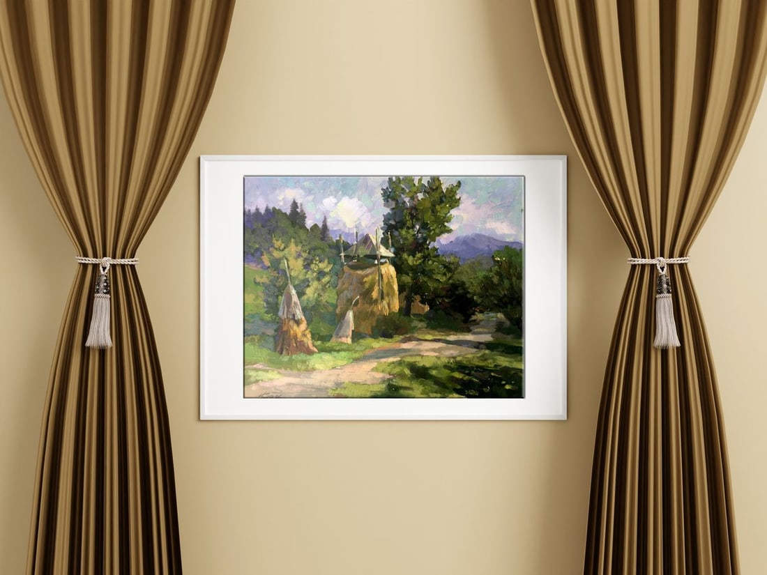 Oil painting On the outskirts Batrakov Vladimir Grigorievich - 2