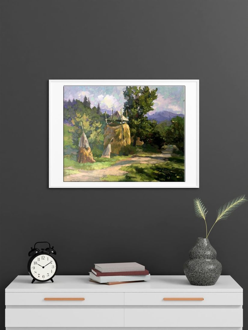 Oil painting On the outskirts Batrakov Vladimir Grigorievich - 3