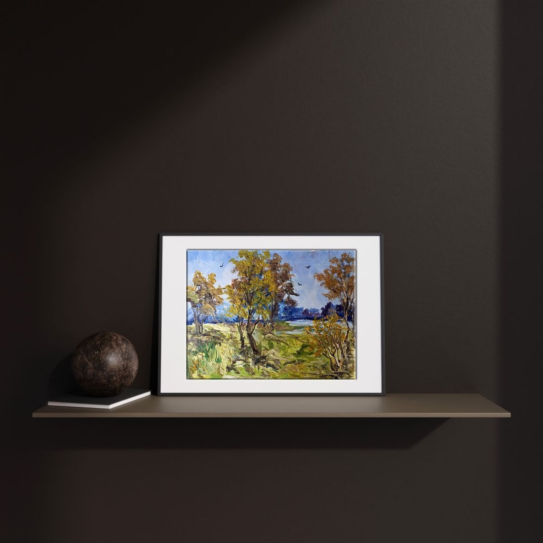 Oil painting Rest at nature Unknown artist - 2