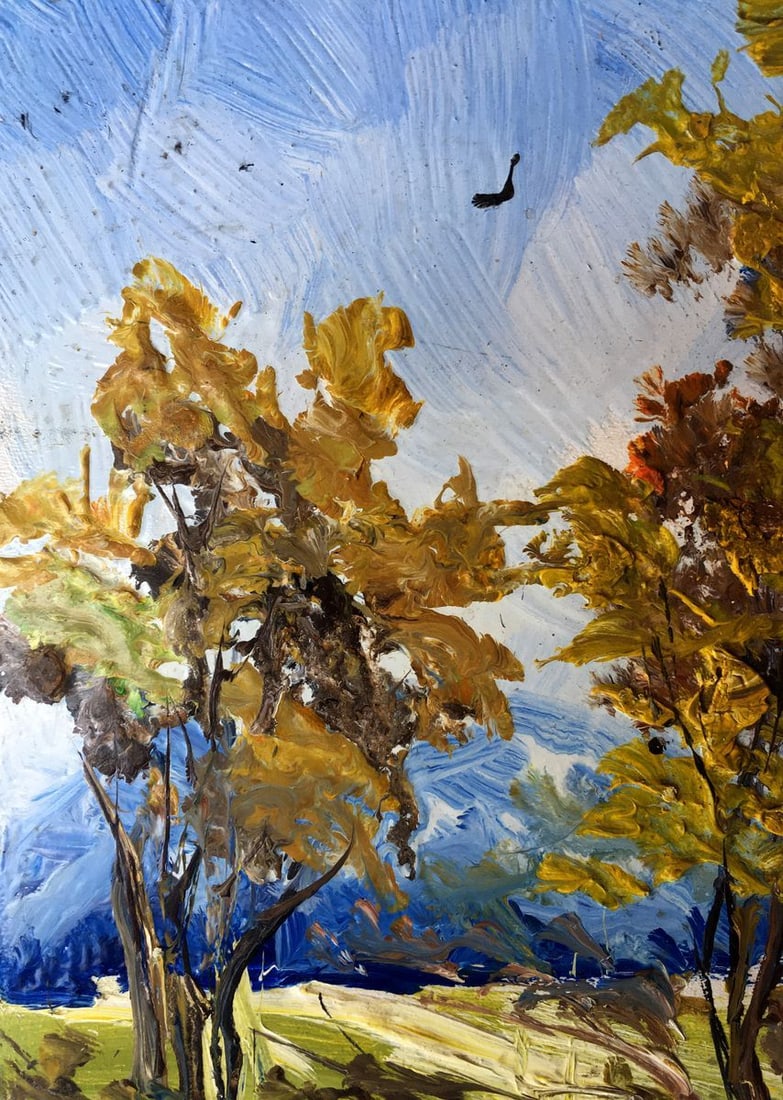 Oil painting Rest at nature Unknown artist - 4