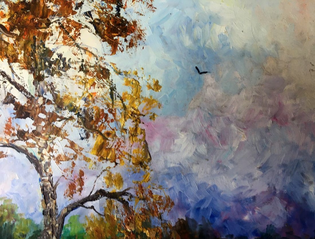 Oil painting Forest landscape Unknown artist - 6