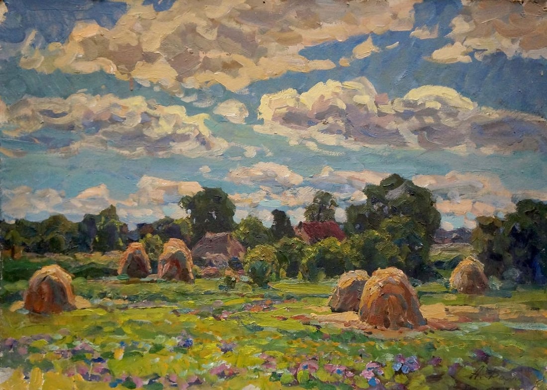 Oil painting Noon Fomin Anatoly Nikiforovich (1 of 8)