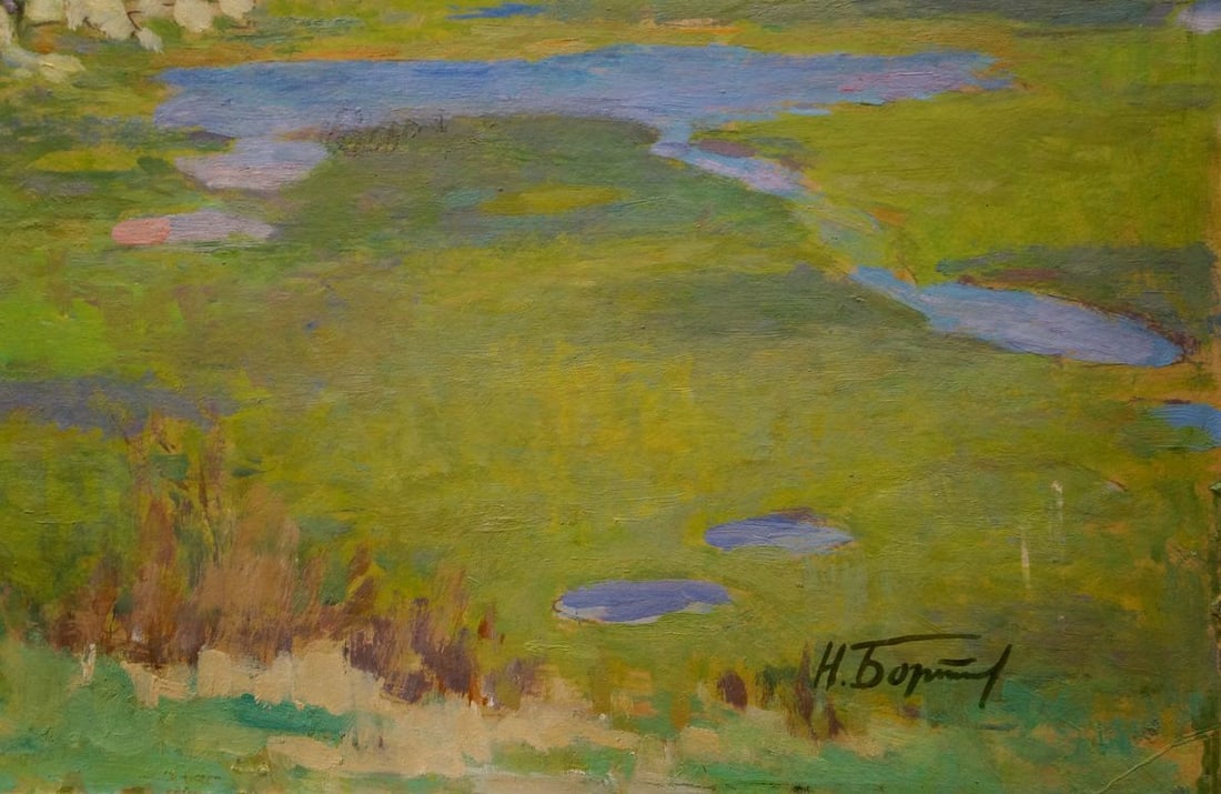 Oil painting Lonely girl Bortnikov Nikolay Fedorovich - 5