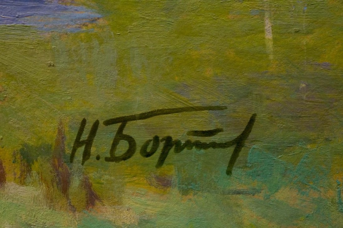 Oil painting Lonely girl Bortnikov Nikolay Fedorovich - 6