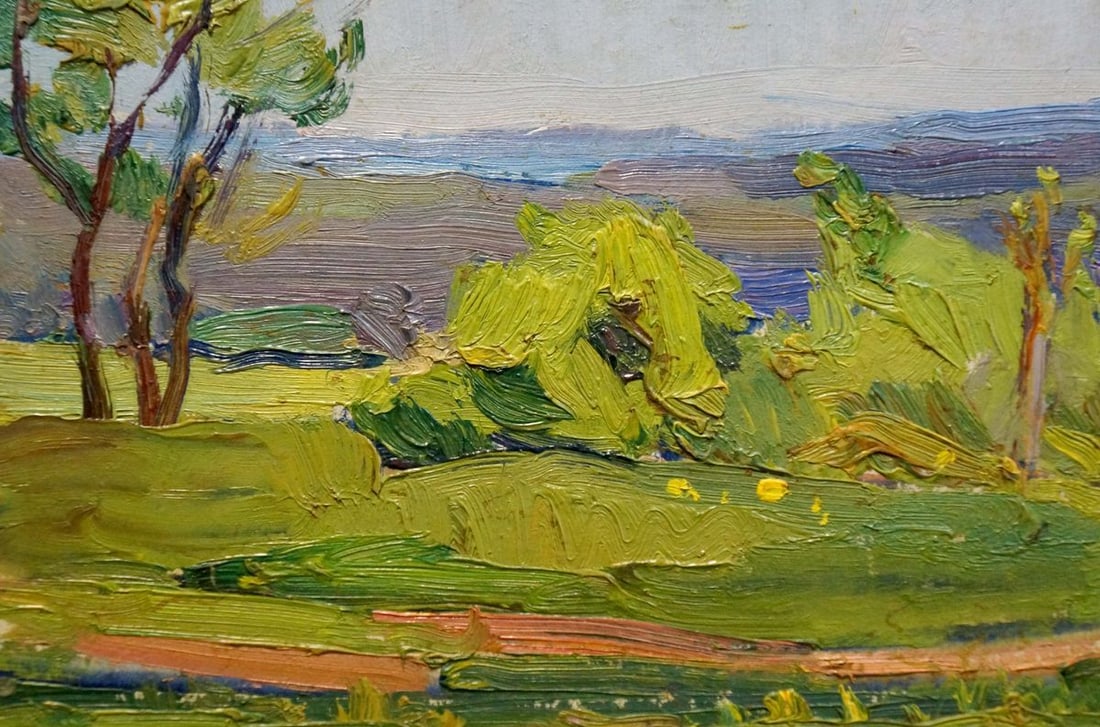 Oil painting Summer day - 4