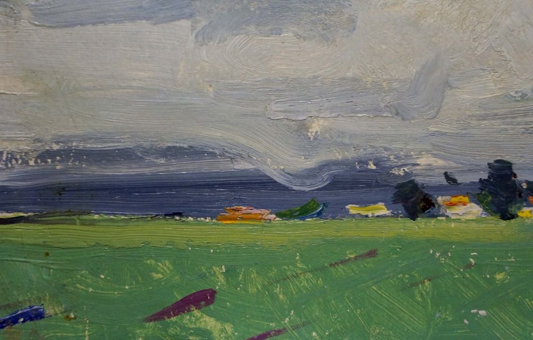 Oil painting It's starting to rain Stremsky Alexander Ivanovich - 2