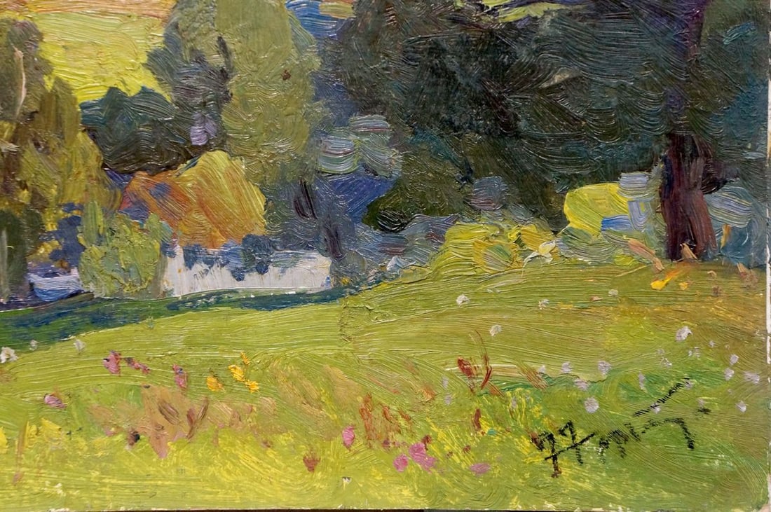 Oil painting Summer Gantman Moses Faybovich - 3