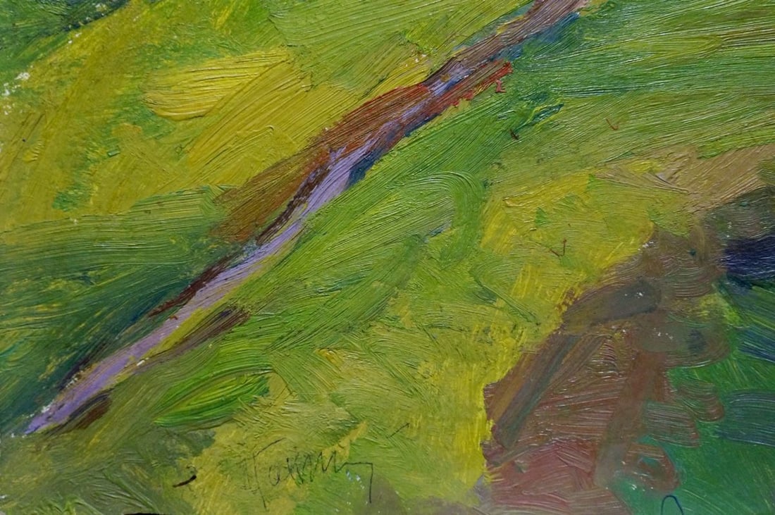 Oil painting Landscape Gantman Moses Faybovich - 4