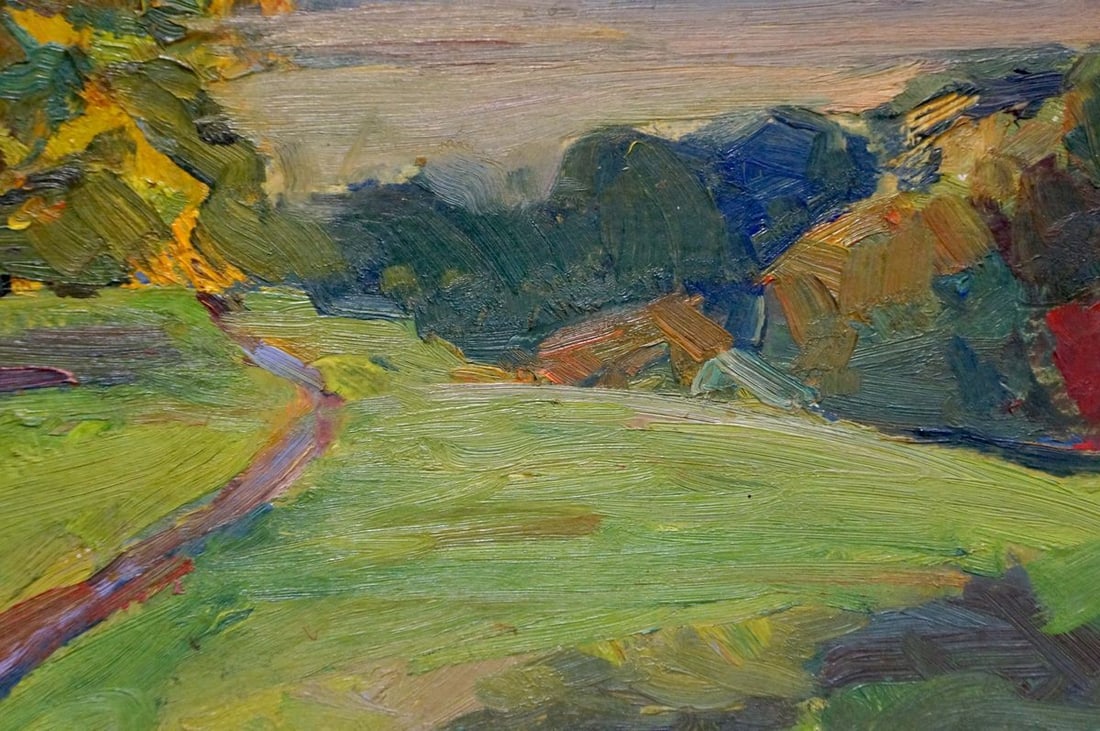 Oil painting Landscape Gantman Moses Faybovich - 6