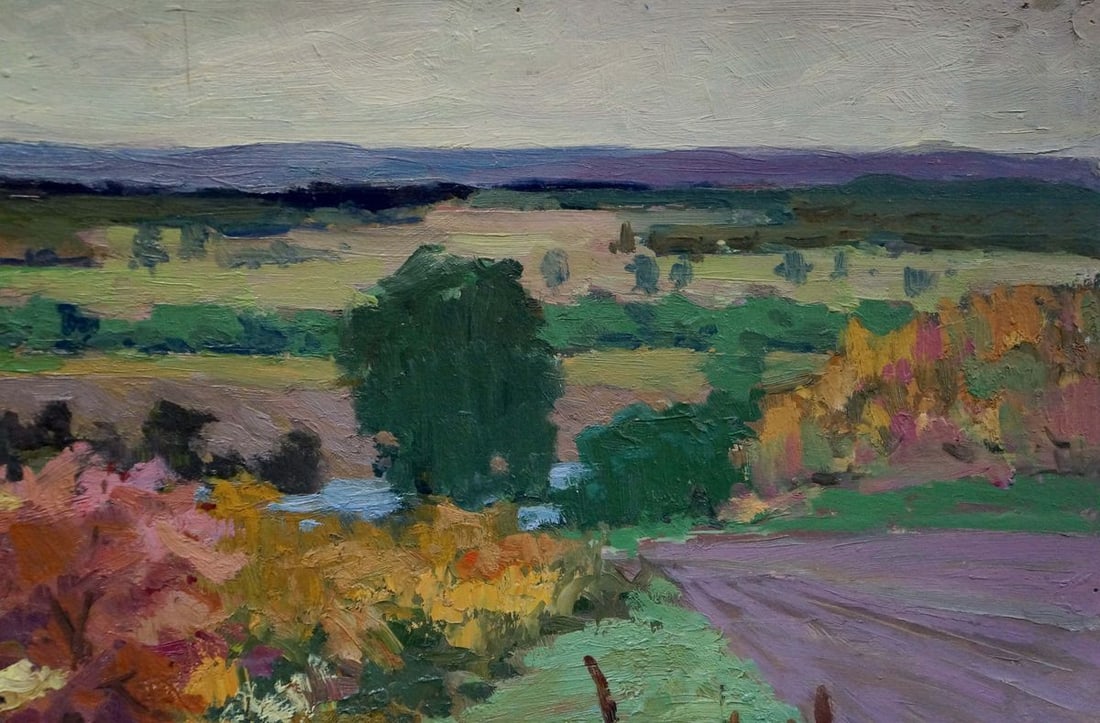 Oil painting After the rain Korostelev Vladimir Alexandrovich - 3