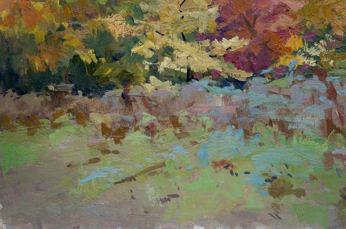 Oil painting After the rain Korostelev Vladimir Alexandrovich - 4