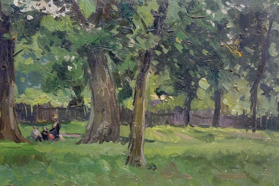 Oil painting People have a rest Chernesheva P. - 3