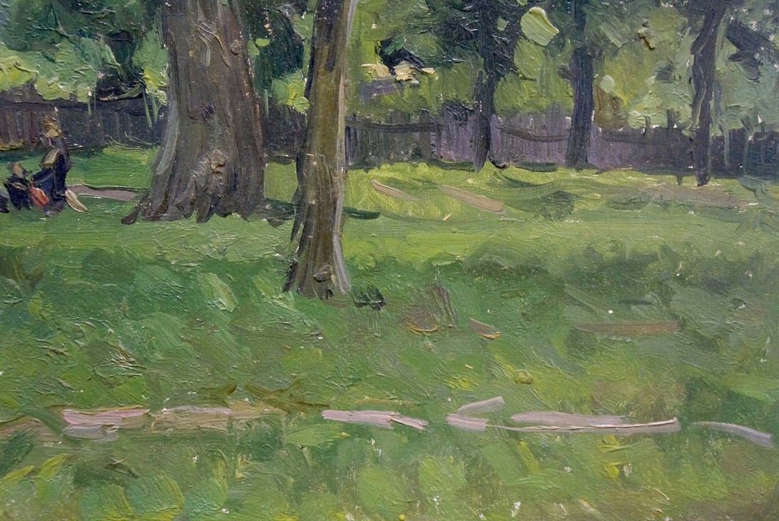 Oil painting People have a rest Chernesheva P. - 5