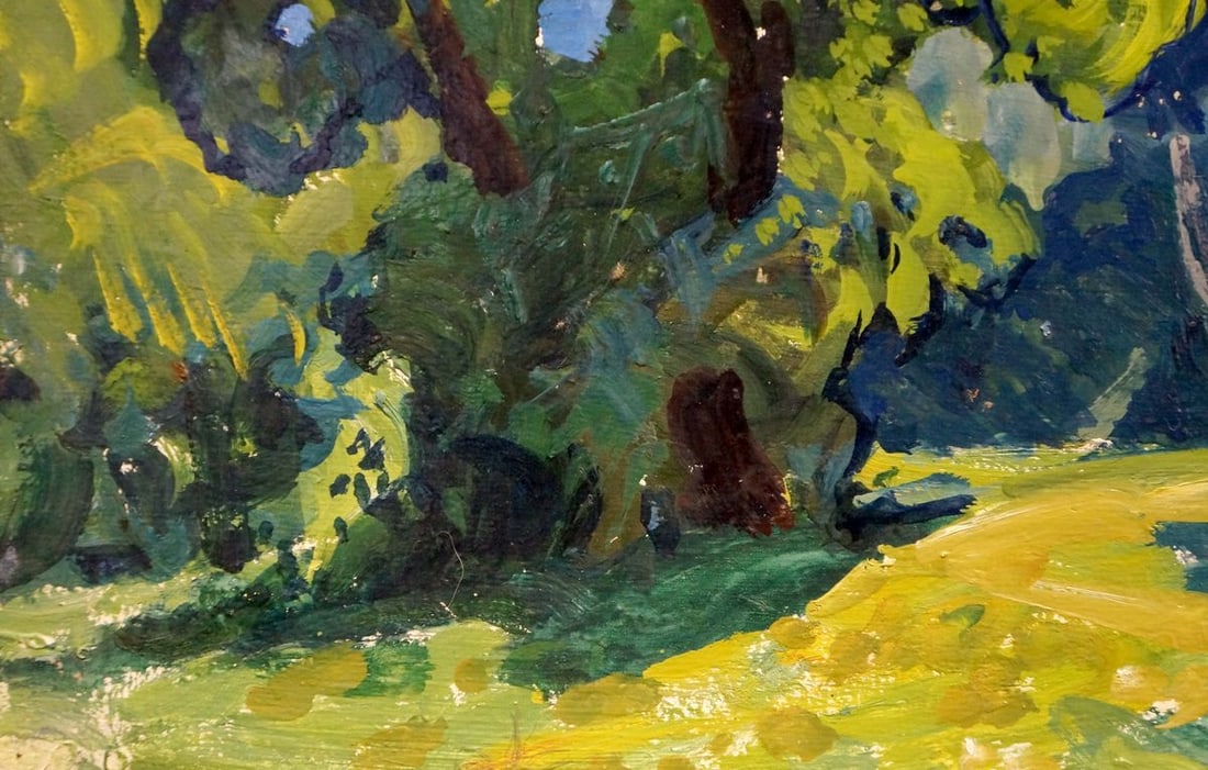 Oil painting Dense forest Kolosovsky Georgy Sergeevich - 4