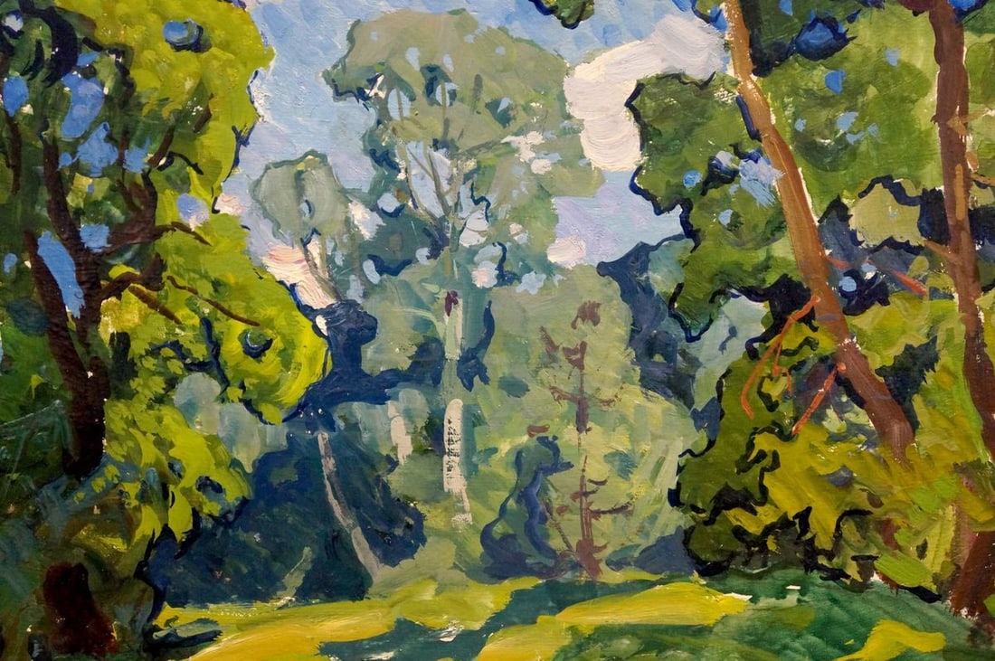 Oil painting Dense forest Kolosovsky Georgy Sergeevich - 6