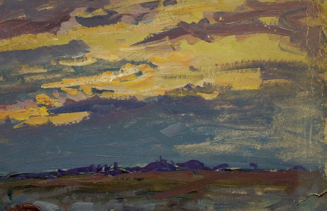 Oil painting Sunset Fomin Anatoly Nikiforovich - 3