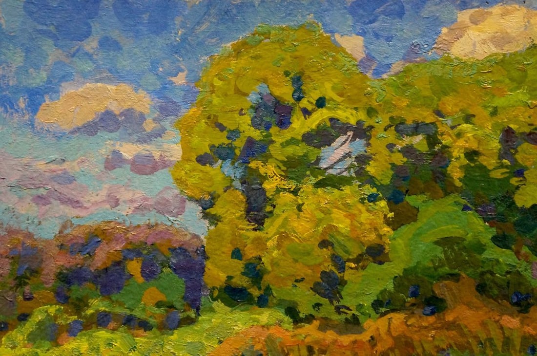 Oil painting Meadow road Ruban Grigory Savelievich - 2