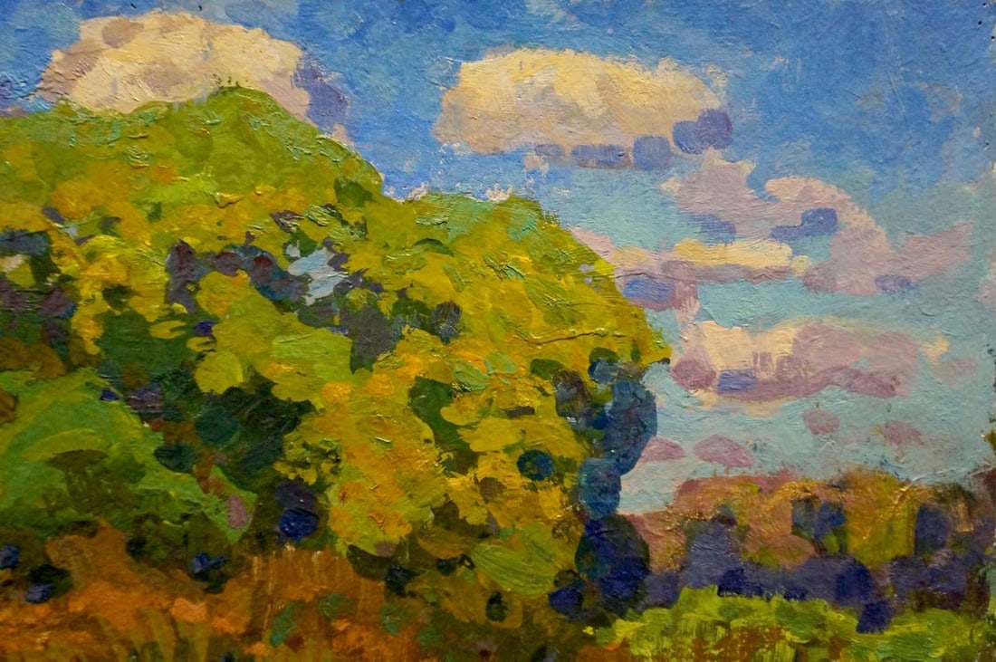 Oil painting Meadow road Ruban Grigory Savelievich - 3