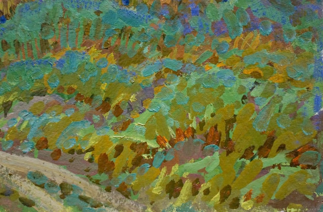 Oil painting Meadow road Ruban Grigory Savelievich - 5