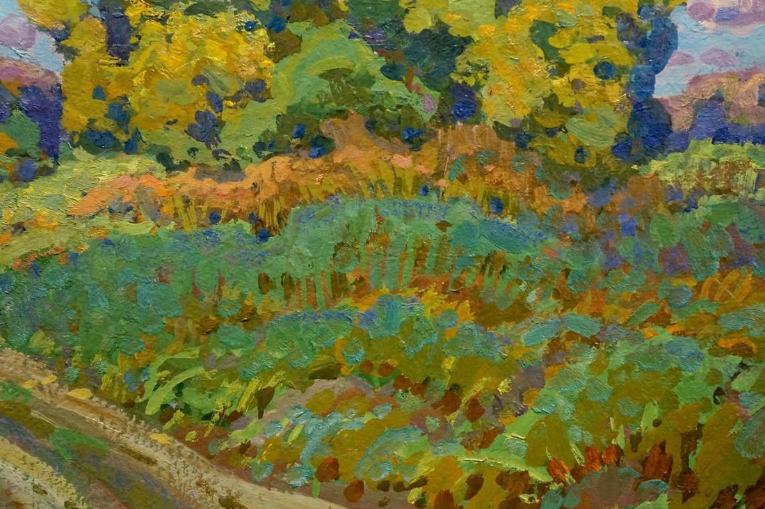Oil painting Meadow road Ruban Grigory Savelievich - 6