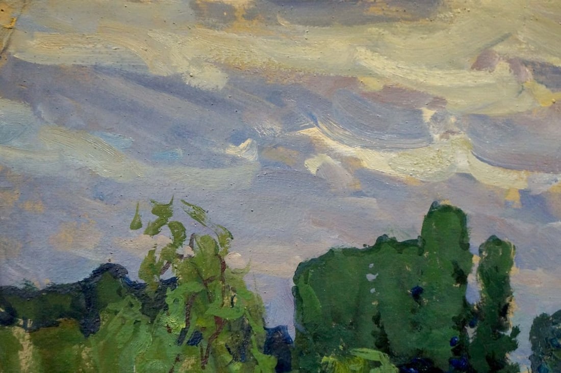 Oil painting Forest landscape Fomin Anatoly Nikiforovich - 2