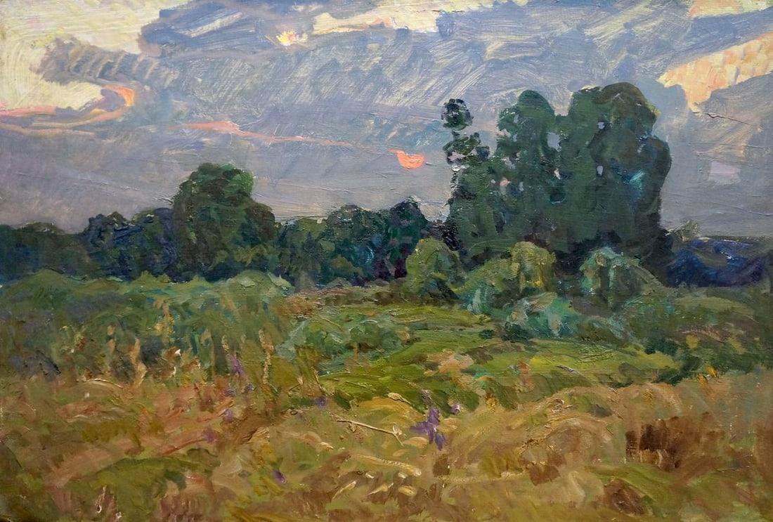 Oil painting Before the storm Fomin Anatoly Nikiforovich (1 of 8)