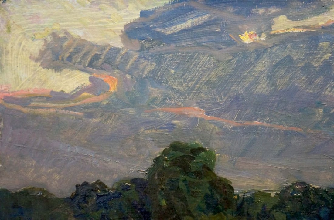 Oil painting Before the storm Fomin Anatoly Nikiforovich - 2