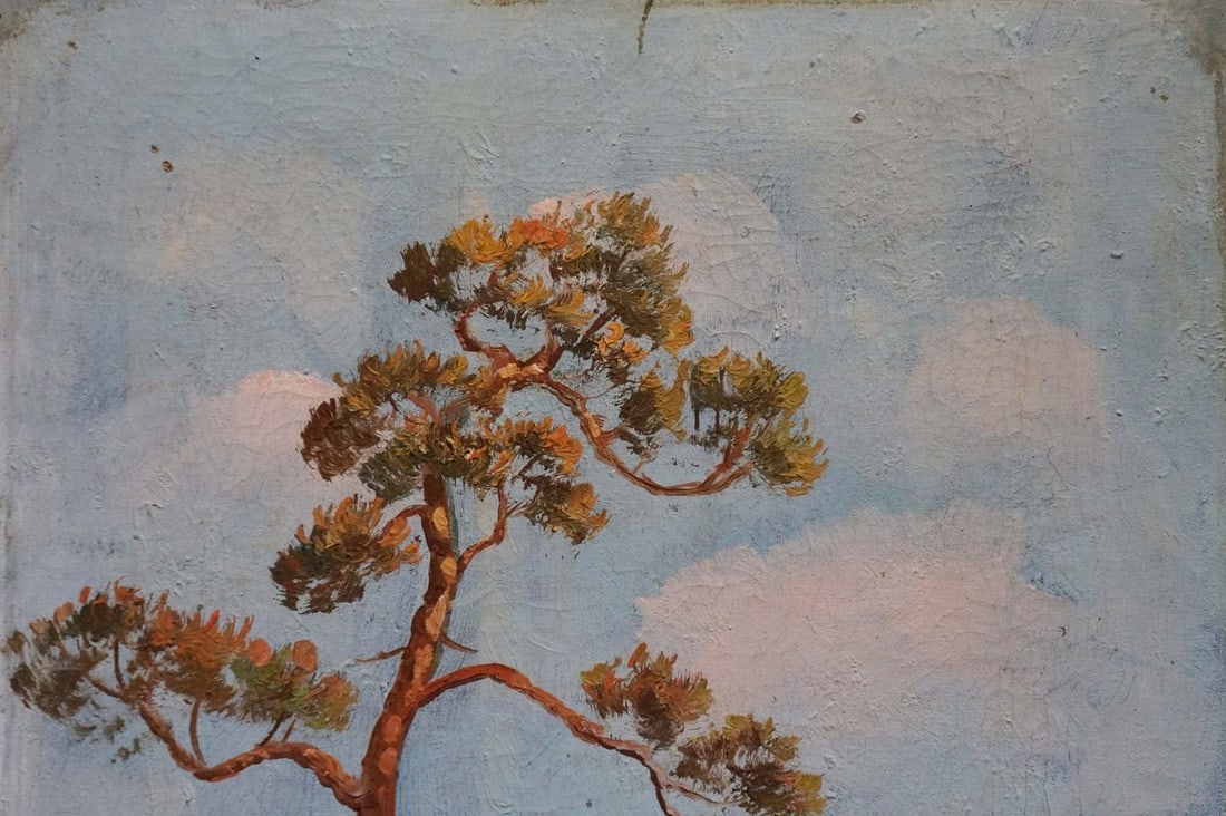 Oil painting Road to the forest - 6