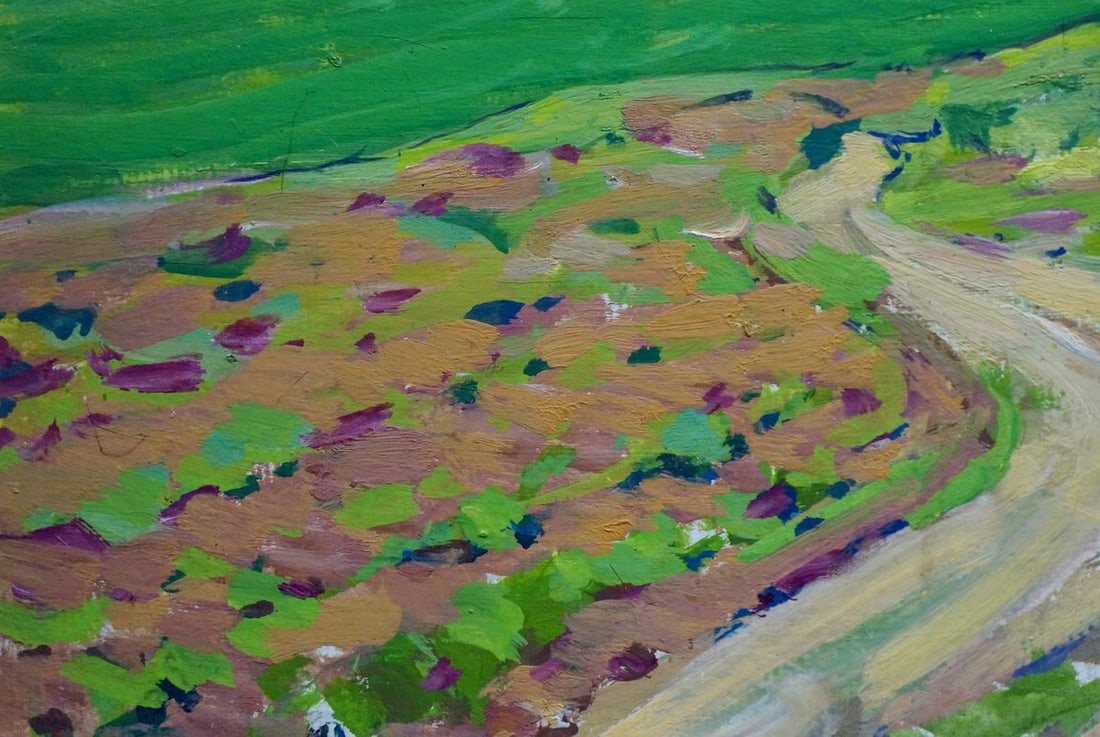 Oil painting Road to town Fomin Anatoly Nikiforovich - 4