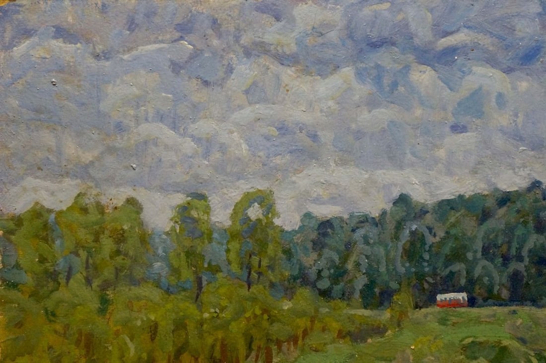 Oil painting Forest glades Kolosovsky Georgy Sergeevich - 2