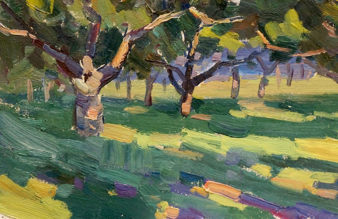 Oil painting Forest park Martynov Nikolay Ustinovich - 4