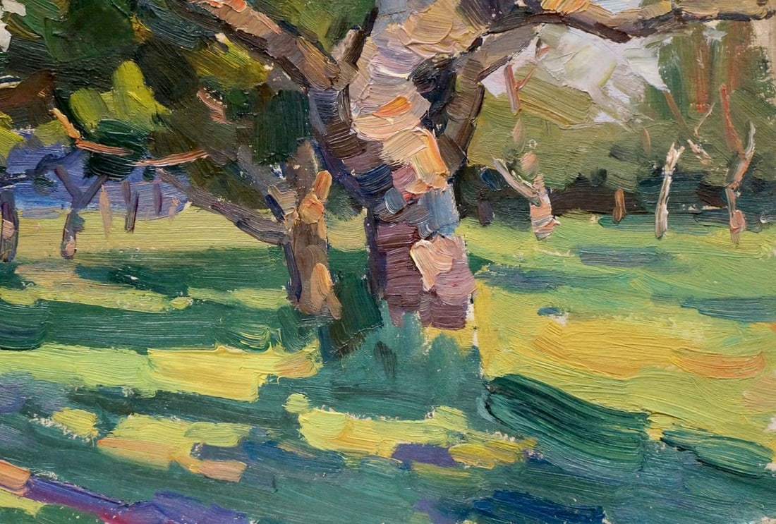 Oil painting Forest park Martynov Nikolay Ustinovich - 5