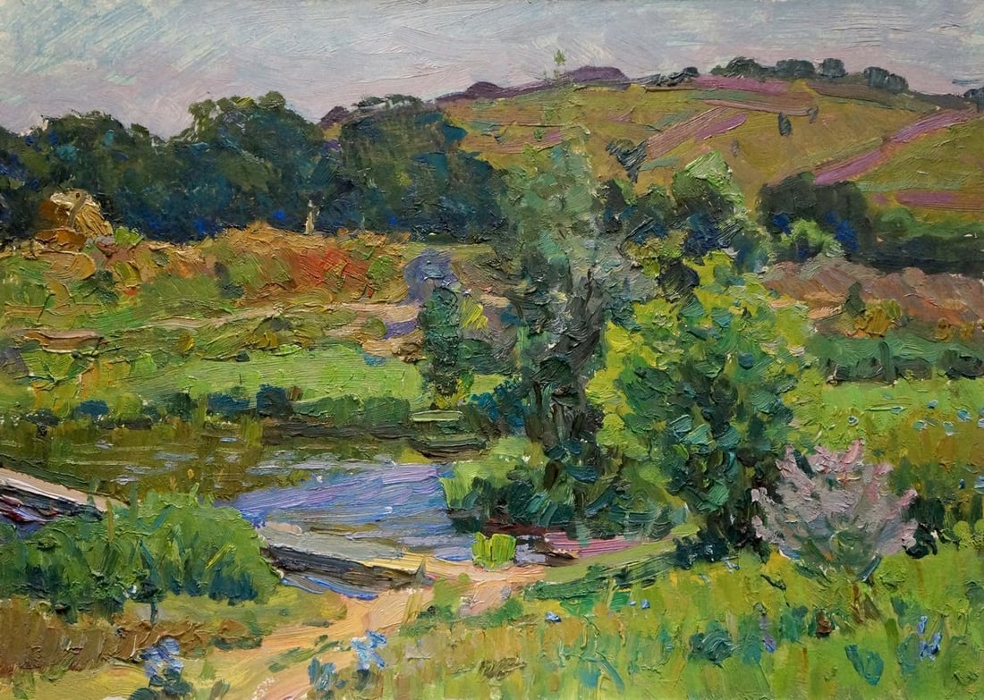 Oil painting Landscape Stepan Filippovich Golub (1 of 8)