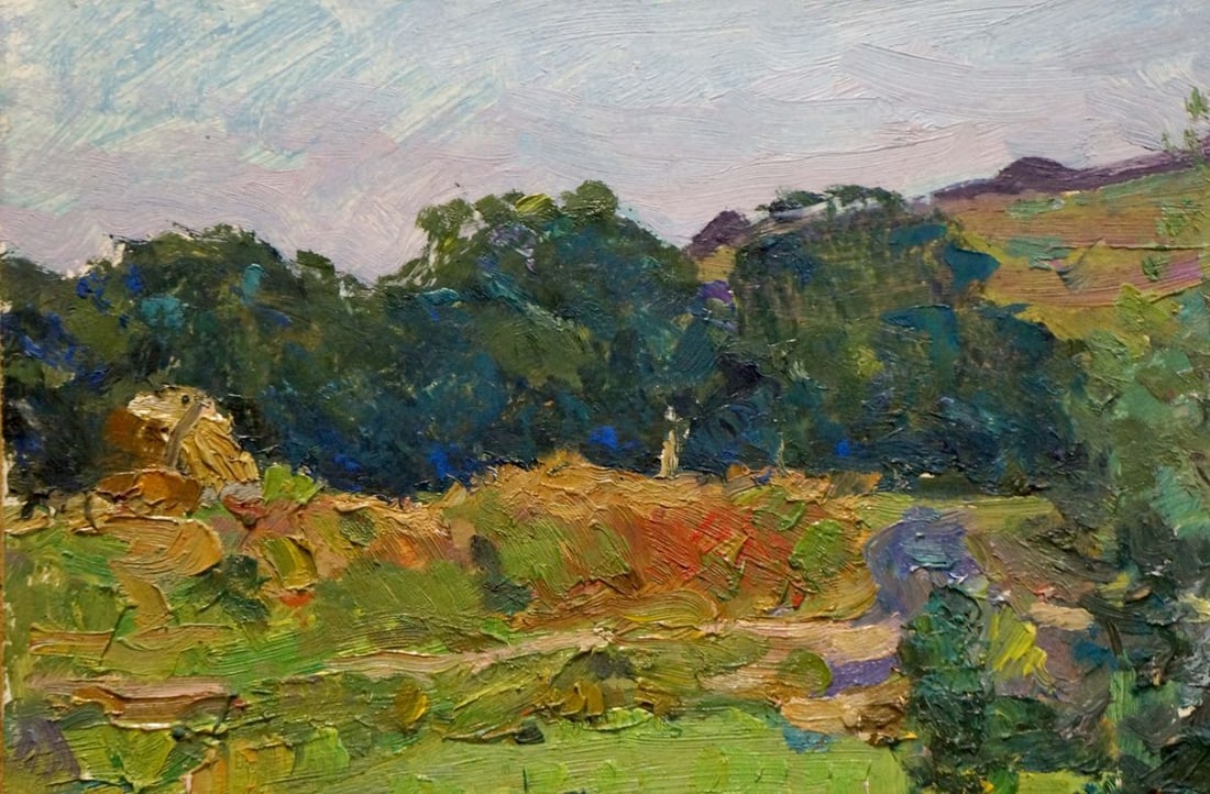 Oil painting Landscape Stepan Filippovich Golub - 2