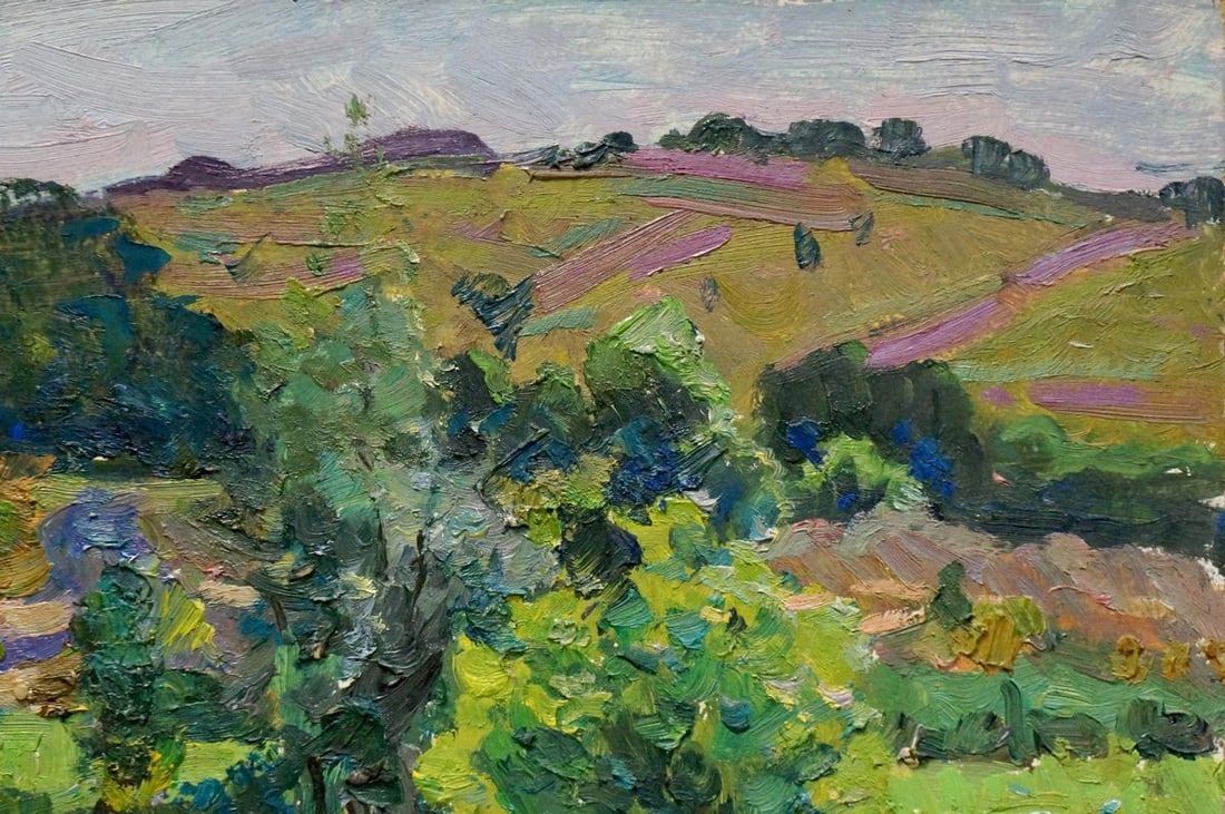 Oil painting Landscape Stepan Filippovich Golub - 3