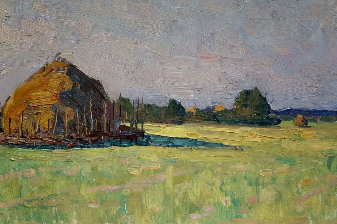 Oil painting Haystacks Mordovets Andrey Nikitich - 6
