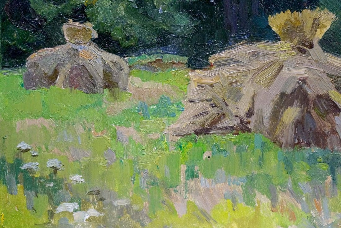 Oil painting Forest landscape Kolomoitsev Petr Mikhailovich - 5